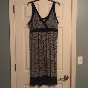 Apt 9 black and white dress, size XL, EUC